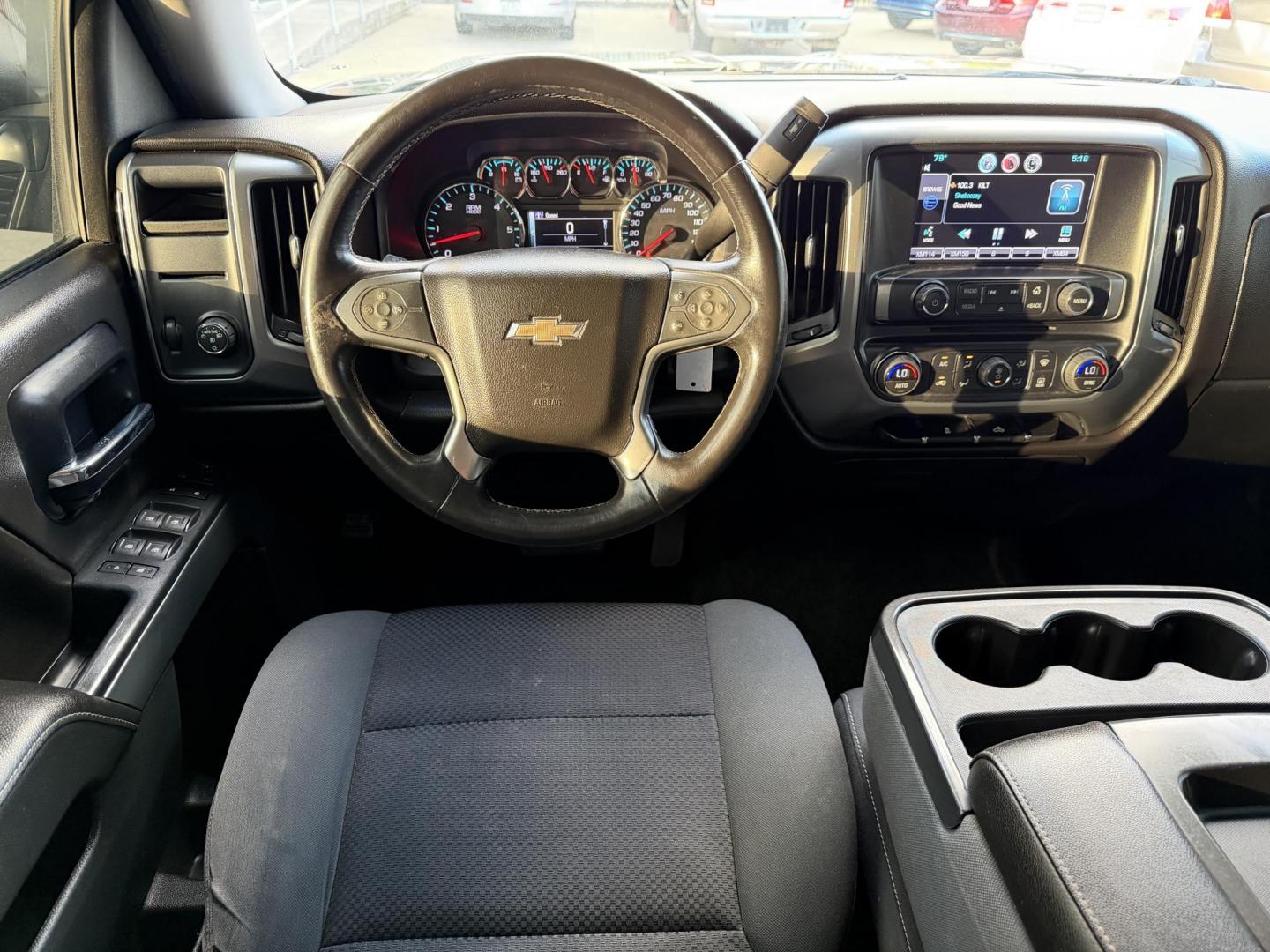 2014 Green /Black Chevrolet Silverado 1500 1LT Crew Cab 2WD (3GCPCREH2EG) with an 4.3L V6 OHV 12V engine, 6-Speed Automatic transmission, located at 1501 West 15th St., Houston, 77008, (713) 869-2925, 29.797941, -95.411789 - Photo#8