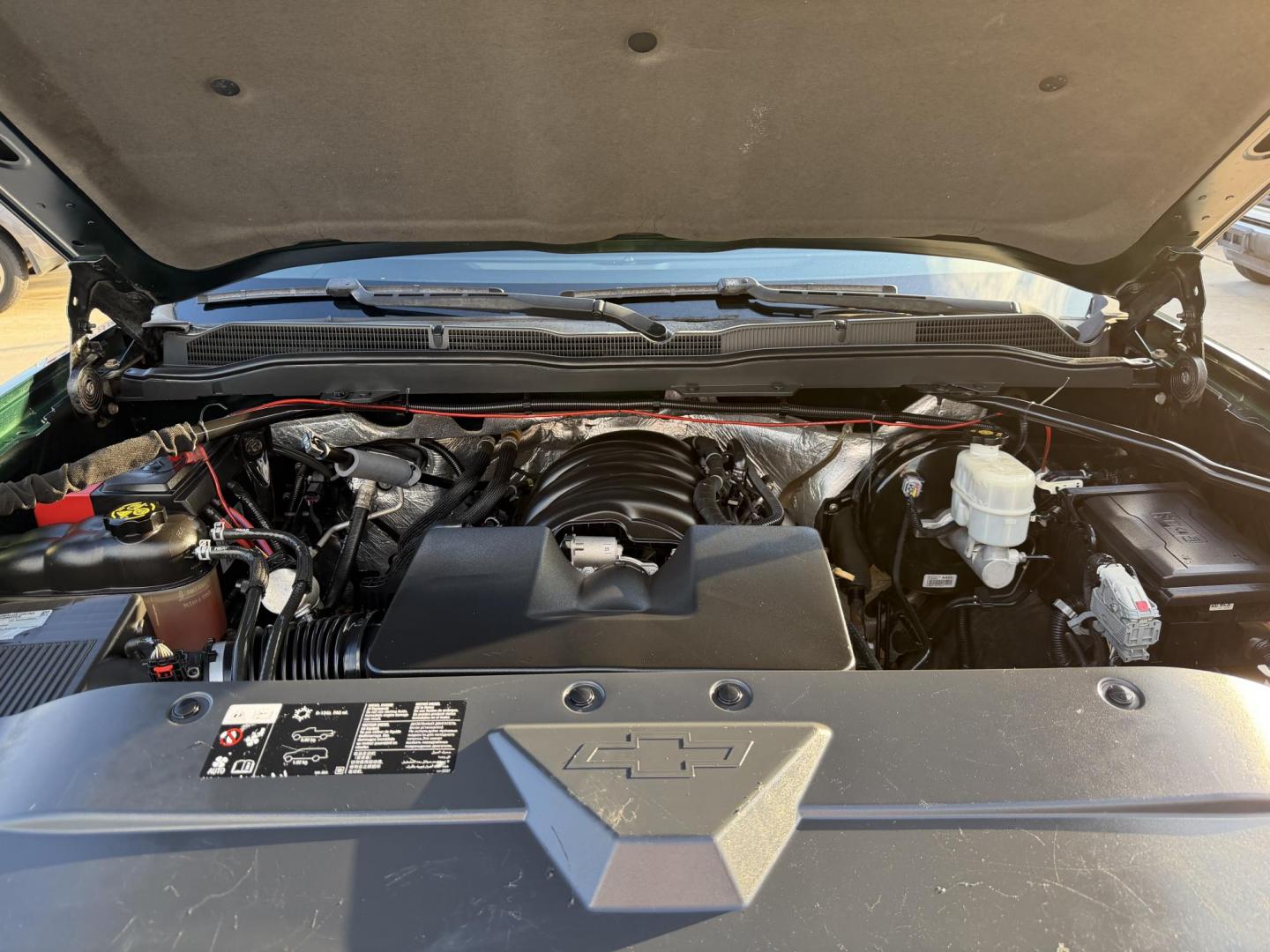 2014 Green /Black Chevrolet Silverado 1500 1LT Crew Cab 2WD (3GCPCREH2EG) with an 4.3L V6 OHV 12V engine, 6-Speed Automatic transmission, located at 1501 West 15th St., Houston, 77008, (713) 869-2925, 29.797941, -95.411789 - Photo#11