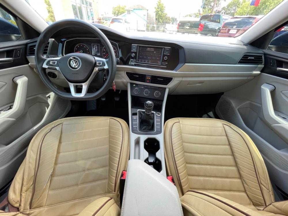 2020 Blue /Silver Volkswagen Jetta 1.4T S 6M (3VWN57BU5LM) with an 1.4L L4 DOHC 20V engine, 6M transmission, located at 1501 West 15th St., Houston, 77008, (713) 869-2925, 29.797941, -95.411789 - Photo #8