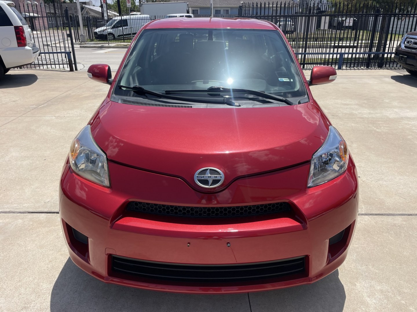 2014 Red /Black Scion xD 5-Door Hatchback 4-Spd AT (JTKKUPB47E1) with an 1.8L L4 DOHC16V engine, 4-Speed Automatic transmission, located at 1501 West 15th St., Houston, 77008, (713) 869-2925, 29.797941, -95.411789- Photo#5