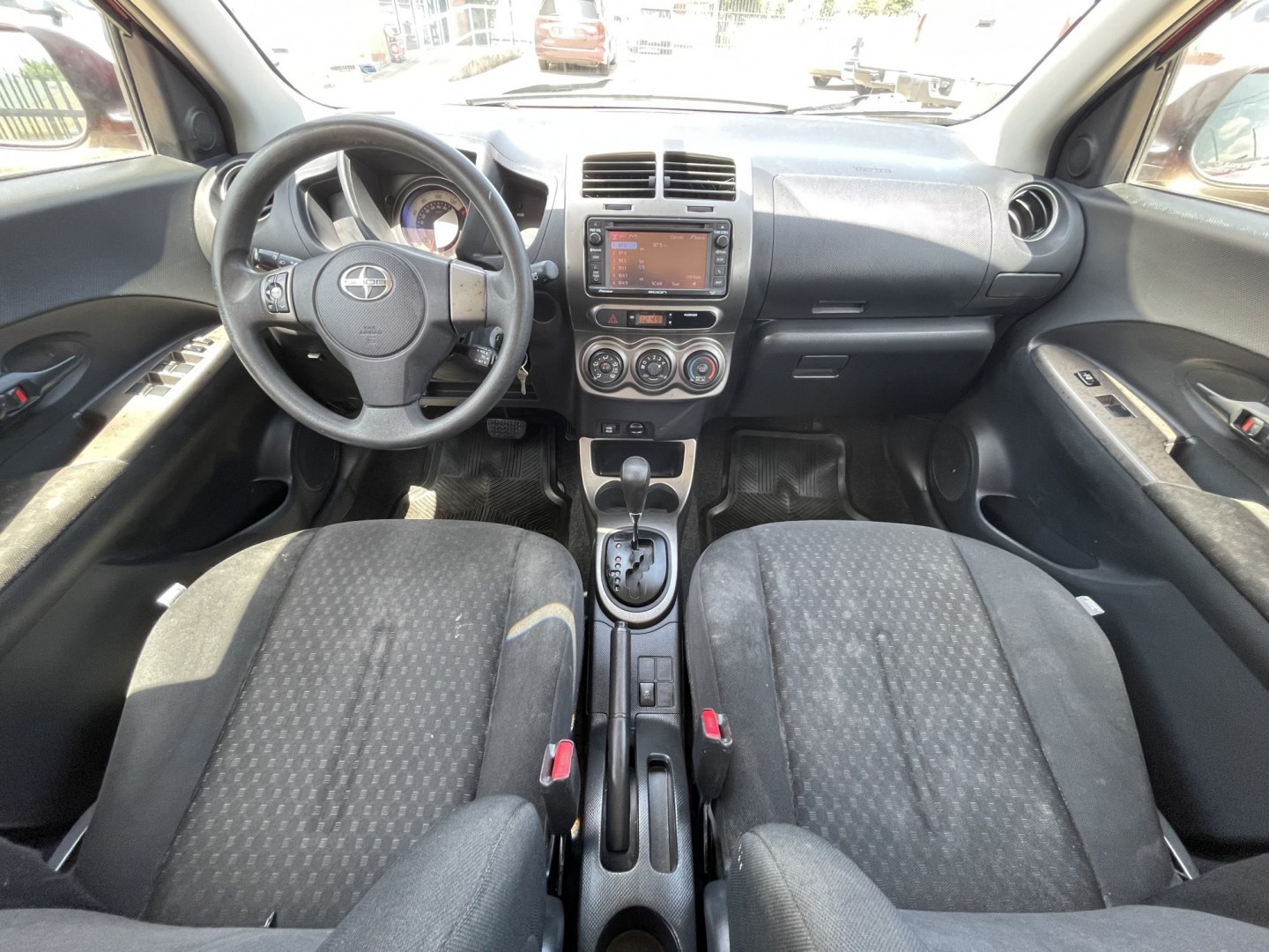 2014 Red /Black Scion xD 5-Door Hatchback 4-Spd AT (JTKKUPB47E1) with an 1.8L L4 DOHC16V engine, 4-Speed Automatic transmission, located at 1501 West 15th St., Houston, 77008, (713) 869-2925, 29.797941, -95.411789- Photo#15