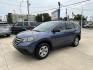 2014 Blue /Silver Honda CR-V LX 2WD 5-Speed AT (3CZRM3H33EG) with an 2.4L L4 DOHC 16V engine, 5-Speed Automatic transmission, located at 1501 West 15th St., Houston, 77008, (713) 869-2925, 29.797941, -95.411789 - Photo#0