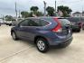 2014 Blue /Silver Honda CR-V LX 2WD 5-Speed AT (3CZRM3H33EG) with an 2.4L L4 DOHC 16V engine, 5-Speed Automatic transmission, located at 1501 West 15th St., Houston, 77008, (713) 869-2925, 29.797941, -95.411789 - Photo#3