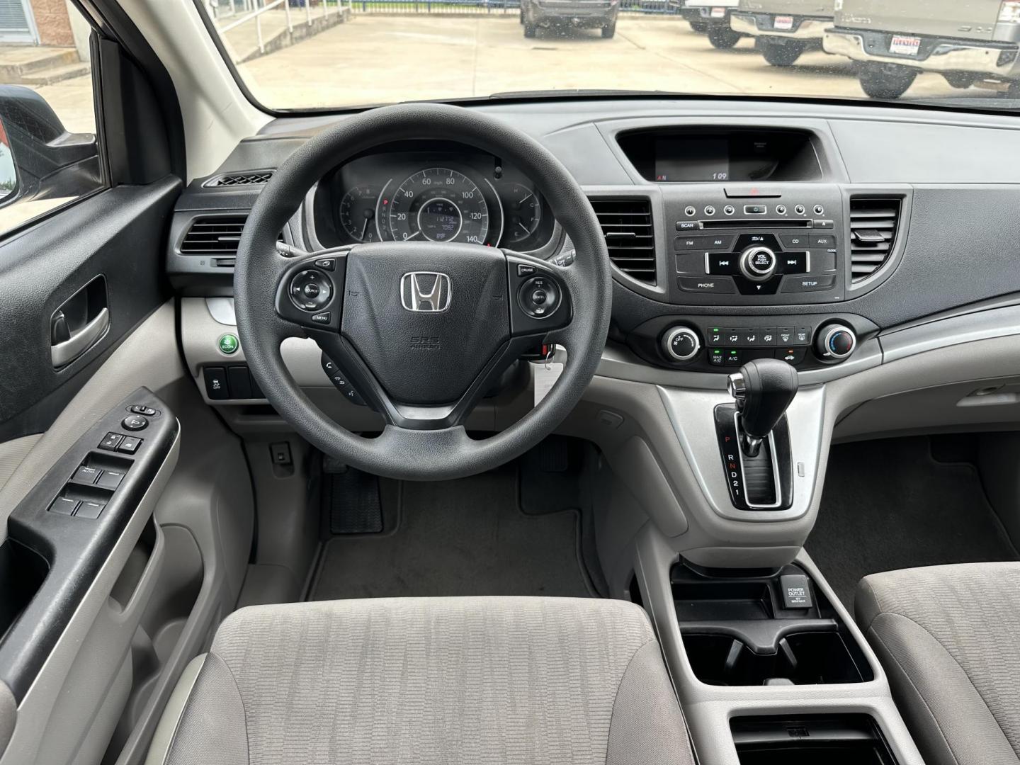 2014 Blue /Silver Honda CR-V LX 2WD 5-Speed AT (3CZRM3H33EG) with an 2.4L L4 DOHC 16V engine, 5-Speed Automatic transmission, located at 1501 West 15th St., Houston, 77008, (713) 869-2925, 29.797941, -95.411789 - Photo#8