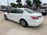 2012 White /Beige Honda Accord EX-L Sedan AT (1HGCP2F85CA) with an 2.4L L4 DOHC 16V engine, 5-Speed Automatic transmission, located at 1501 West 15th St., Houston, 77008, (713) 869-2925, 29.797941, -95.411789 - Photo#3
