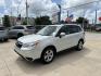 2015 White /Grey Subaru Forester 2.5i Premium (JF2SJADC8FH) with an 2.5L H4 SOHC 16V engine, 6-Speed Automatic transmission, located at 1501 West 15th St., Houston, 77008, (713) 869-2925, 29.797941, -95.411789 - Photo#0