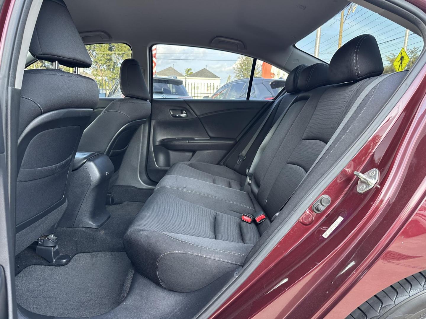2014 Maroon /Black Honda Accord Sport Sedan CVT (1HGCR2F52EA) with an 2.4L L4 DOHC 16V engine, Continuously Variable Transmission transmission, located at 1501 West 15th St., Houston, 77008, (713) 869-2925, 29.797941, -95.411789 - Photo#6