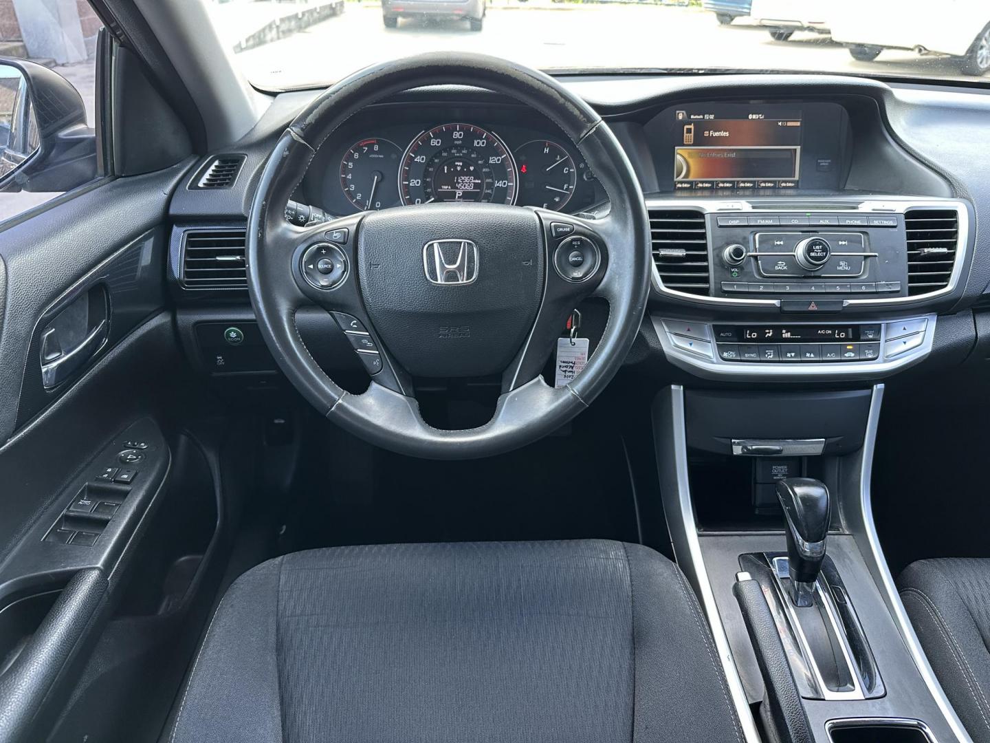 2014 Maroon /Black Honda Accord Sport Sedan CVT (1HGCR2F52EA) with an 2.4L L4 DOHC 16V engine, Continuously Variable Transmission transmission, located at 1501 West 15th St., Houston, 77008, (713) 869-2925, 29.797941, -95.411789 - Photo#7