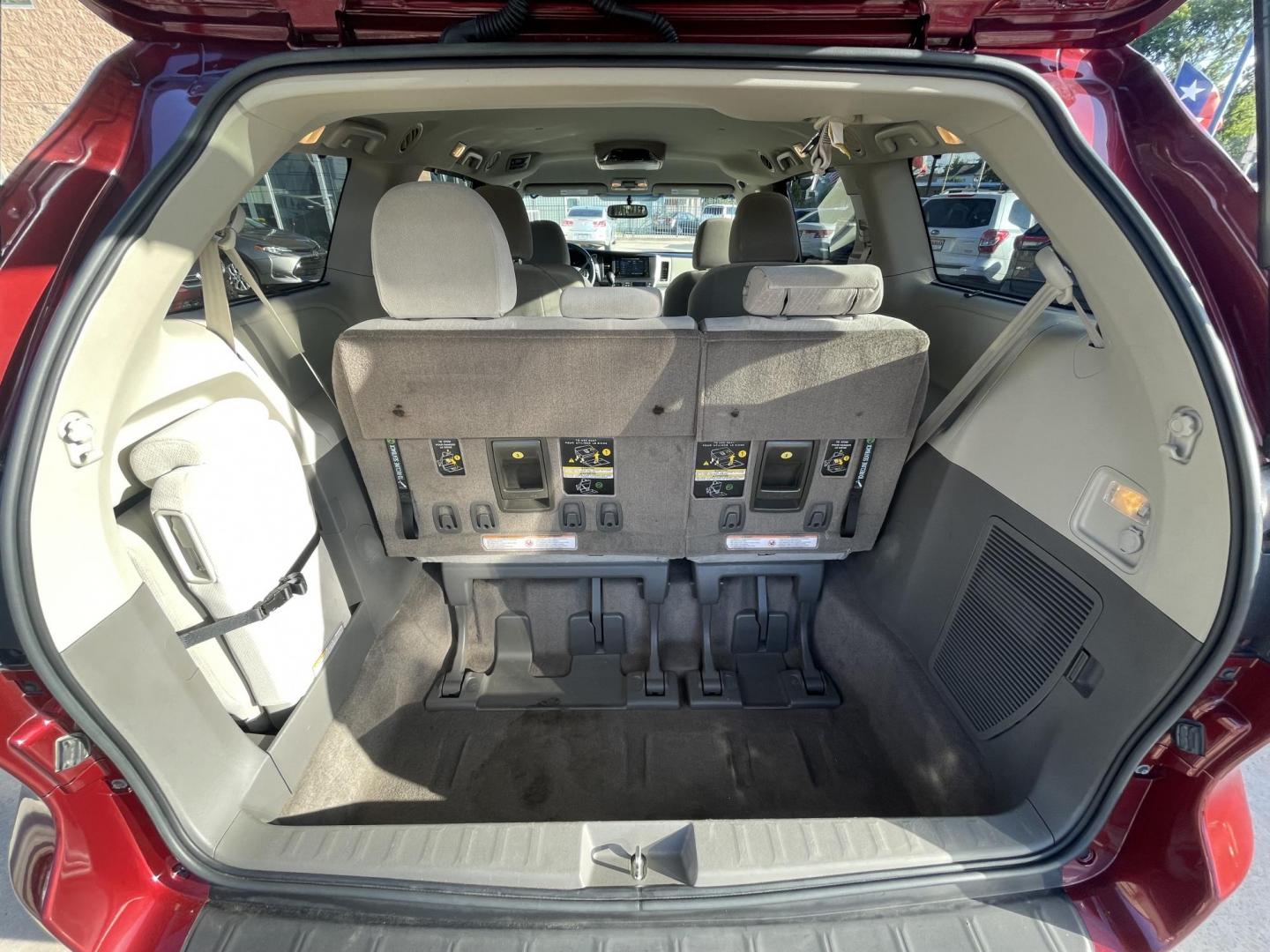 2017 Red /Silver Toyota Sienna LE 8-Passenger (5TDKZ3DC9HS) with an 3.5L V6 EFI DOHC 24V engine, 8A transmission, located at 1501 West 15th St., Houston, 77008, (713) 869-2925, 29.797941, -95.411789 - Photo#10
