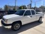 2004 White /Black Chevrolet Silverado 1500 Ext. Cab Long Bed 2WD (1GCEC19X74Z) with an 4.3L V6 OHV 12V engine, 4-Speed Automatic Overdrive transmission, located at 1501 West 15th St., Houston, 77008, (713) 869-2925, 29.797941, -95.411789 - Photo#0