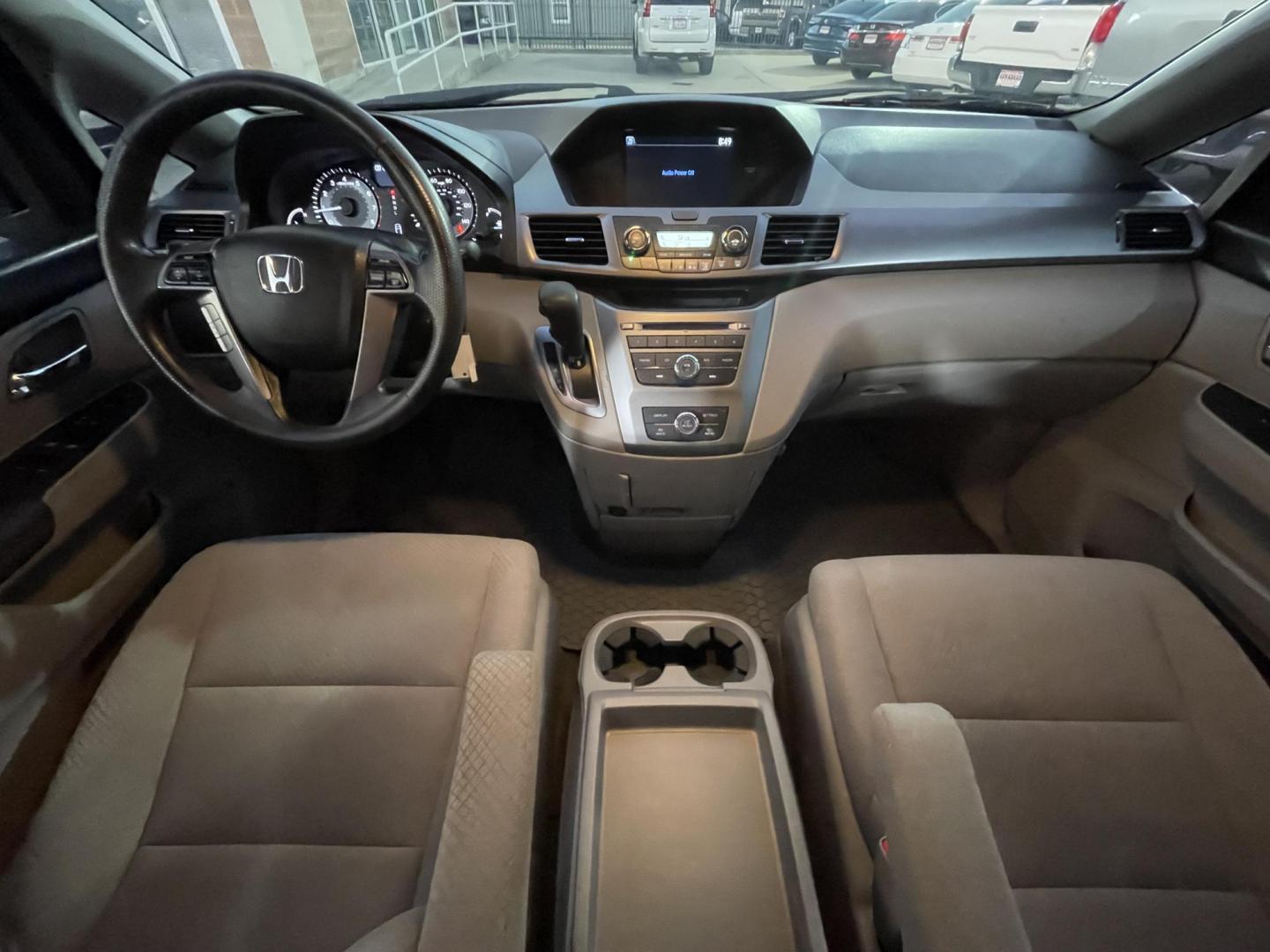 2016 Gray /Silver Honda Odyssey LX (5FNRL5H23GB) with an 3.5L V6 SOHC 24V engine, 6A transmission, located at 1501 West 15th St., Houston, 77008, (713) 869-2925, 29.797941, -95.411789 - Photo#14