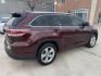 2015 Burgundy /Black Toyota Highlander Limited FWD V6 (5TDYKRFH9FS) with an 3.5L V6 DOHC 24V engine, 6-Speed Automatic transmission, located at 1501 West 15th St., Houston, 77008, (713) 869-2925, 29.797941, -95.411789 - Photo#2