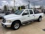 2004 White /Silver Dodge Ram 3500 Laramie Quad Cab 2WD (3D7LA38C04G) with an 5.9L L6 OHV 24V TURBO DIESEL engine, Automatic transmission, located at 1501 West 15th St., Houston, 77008, (713) 869-2925, 29.797941, -95.411789 - Photo#0
