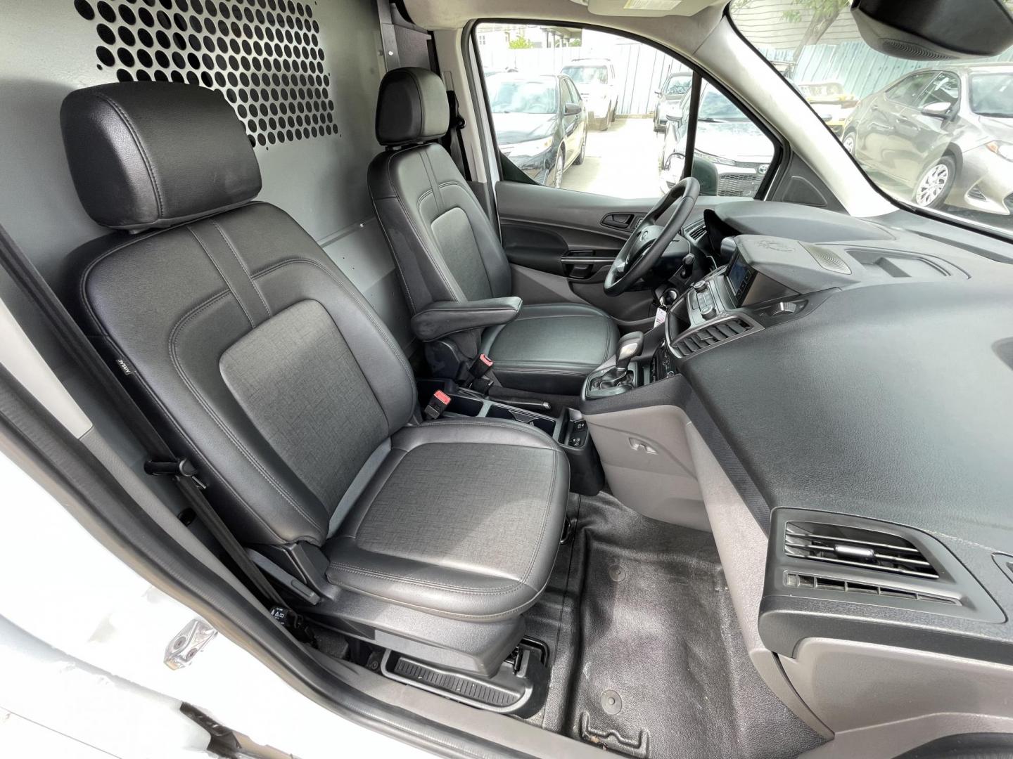 2021 White /Gray Ford Transit Connect Cargo Van XL LWB w/Rear 180 Degree Door (NM0LS7E20M1) with an 2.0L L4 DOHC 16V engine, 6A transmission, located at 1501 West 15th St., Houston, 77008, (713) 869-2925, 29.797941, -95.411789 - Photo#13