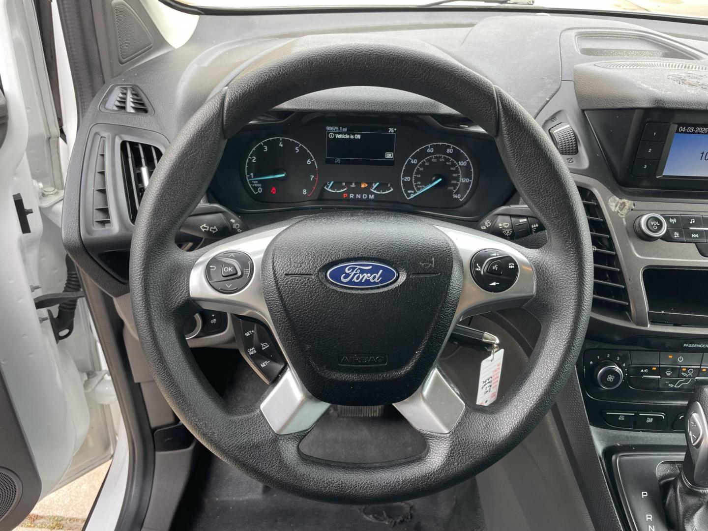 2021 White /Gray Ford Transit Connect Cargo Van XL LWB w/Rear 180 Degree Door (NM0LS7E20M1) with an 2.0L L4 DOHC 16V engine, 6A transmission, located at 1501 West 15th St., Houston, 77008, (713) 869-2925, 29.797941, -95.411789 - Photo#16