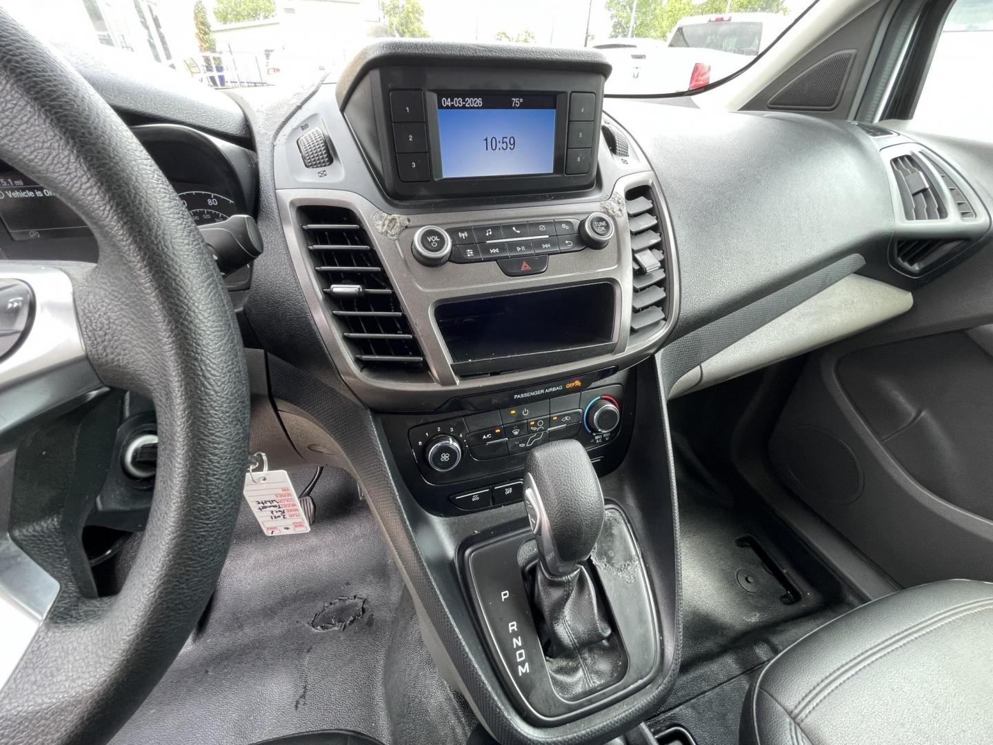 2021 White /Gray Ford Transit Connect Cargo Van XL LWB w/Rear 180 Degree Door (NM0LS7E20M1) with an 2.0L L4 DOHC 16V engine, 6A transmission, located at 1501 West 15th St., Houston, 77008, (713) 869-2925, 29.797941, -95.411789 - Photo#17