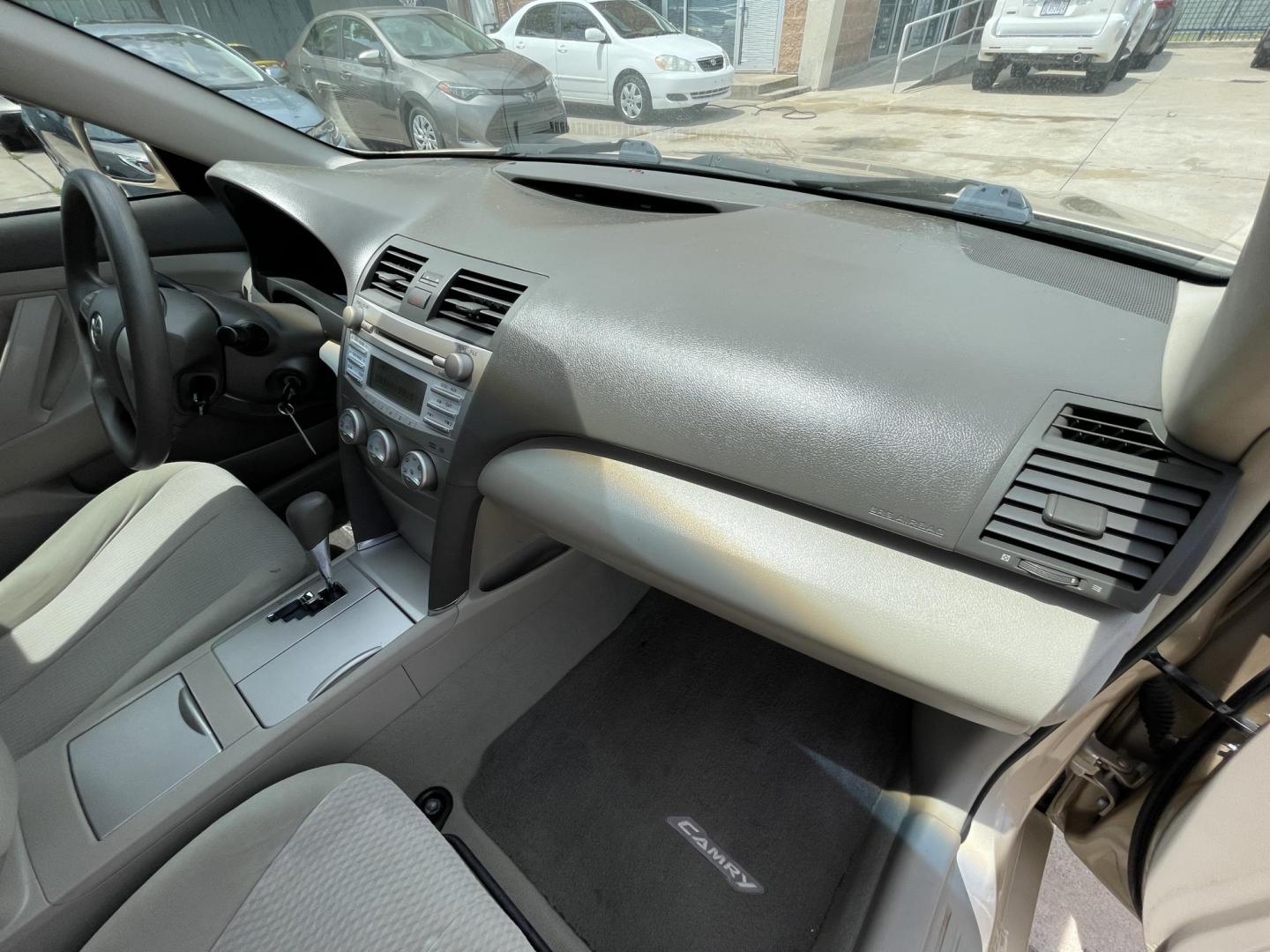 2011 Beige /Beige Toyota Camry LE 6-Spd AT (4T1BF3EK6BU) with an 2.5L L4 DOHC 16V engine, 6-Speed Automatic transmission, located at 1501 West 15th St., Houston, 77008, (713) 869-2925, 29.797941, -95.411789 - Photo#10