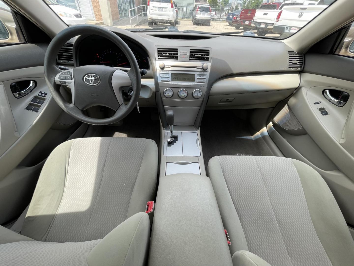 2011 Beige /Beige Toyota Camry LE 6-Spd AT (4T1BF3EK6BU) with an 2.5L L4 DOHC 16V engine, 6-Speed Automatic transmission, located at 1501 West 15th St., Houston, 77008, (713) 869-2925, 29.797941, -95.411789 - Photo#14