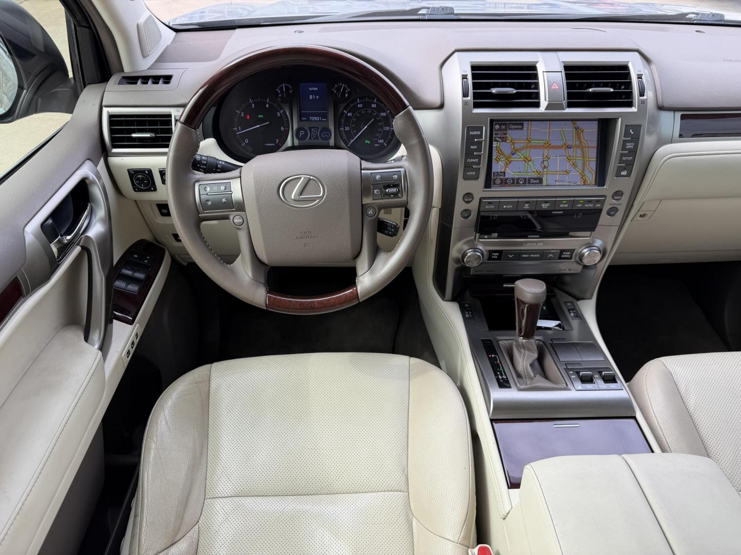 2015 Silver /Beige Lexus GX 460 Base (JTJBM7FX2F5) with an 4.6L V8 DOHC 32V engine, 6-Speed Automatic transmission, located at 1501 West 15th St., Houston, 77008, (713) 869-2925, 29.797941, -95.411789 - Photo#14