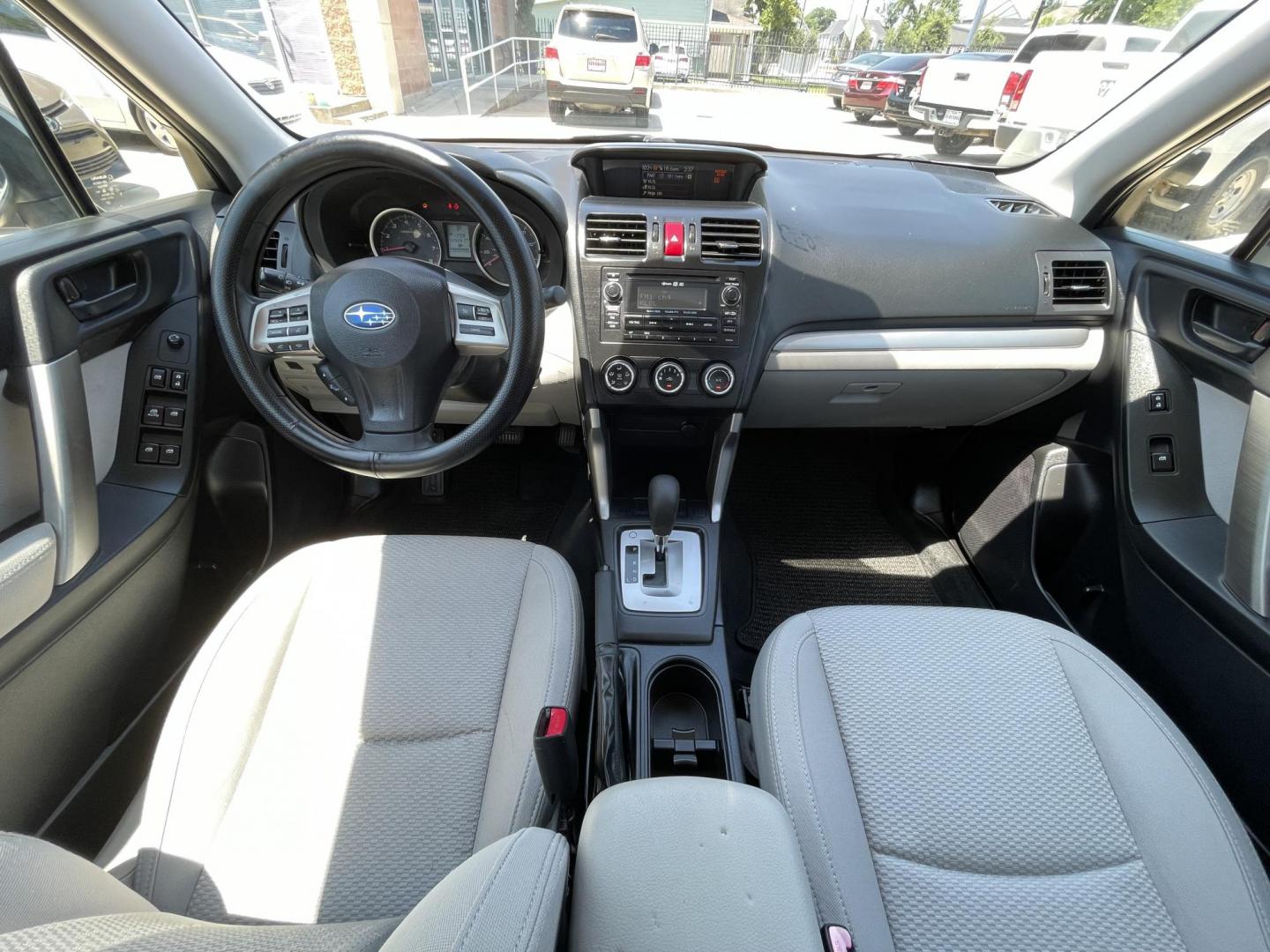 2014 Green /Silver Subaru Forester 2.5i Premium (JF2SJADC7EH) with an 2.5L H4 SOHC 16V engine, 6-Speed Automatic transmission, located at 1501 West 15th St., Houston, 77008, (713) 869-2925, 29.797941, -95.411789 - Photo#14