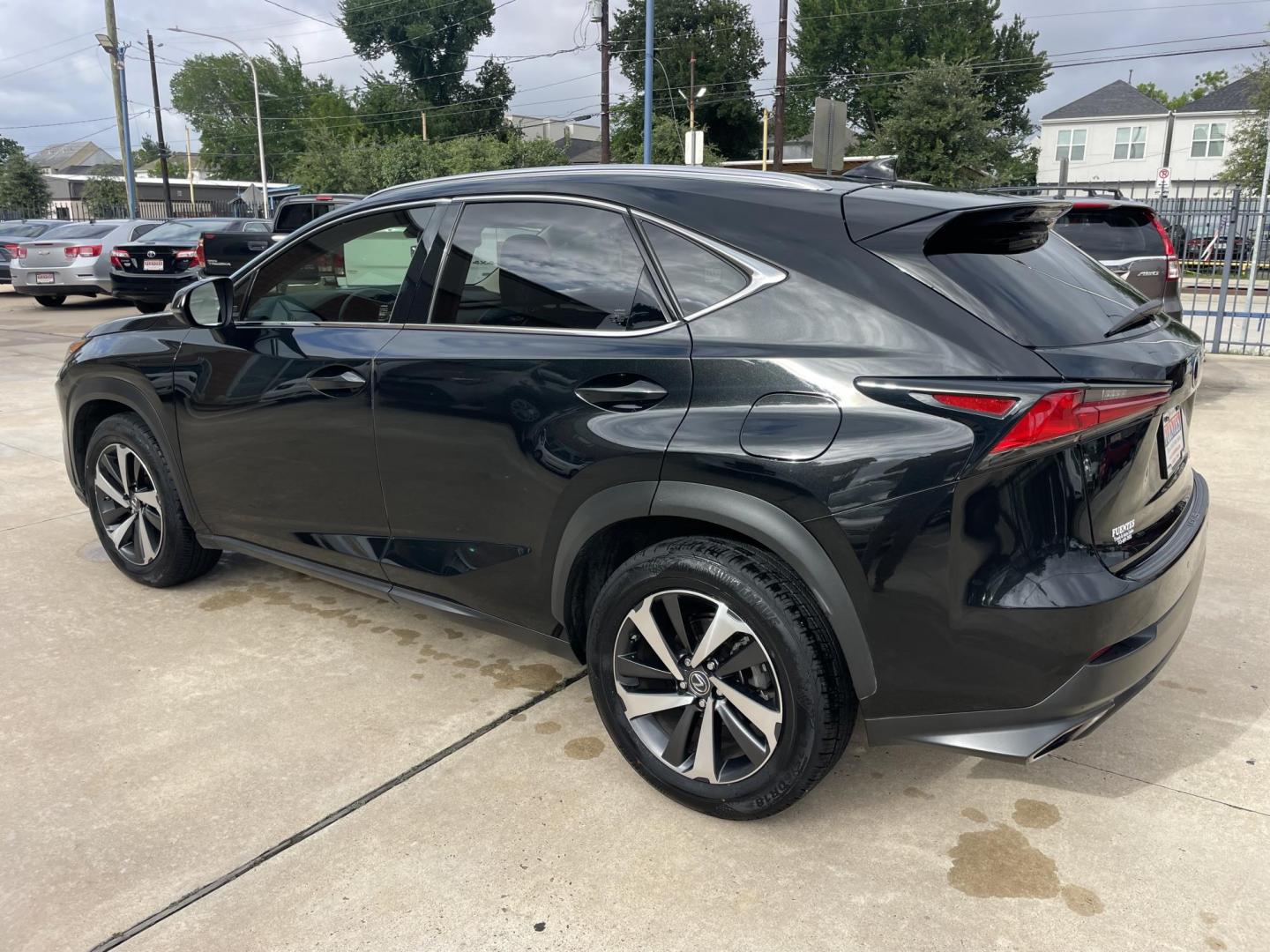 2018 Black /Black Lexus NX 300t FWD (JTJYARBZ9J2) with an 2.0L L4 DOHC 16V engine, 6A transmission, located at 1501 West 15th St., Houston, 77008, (713) 869-2925, 29.797941, -95.411789- Photo#3