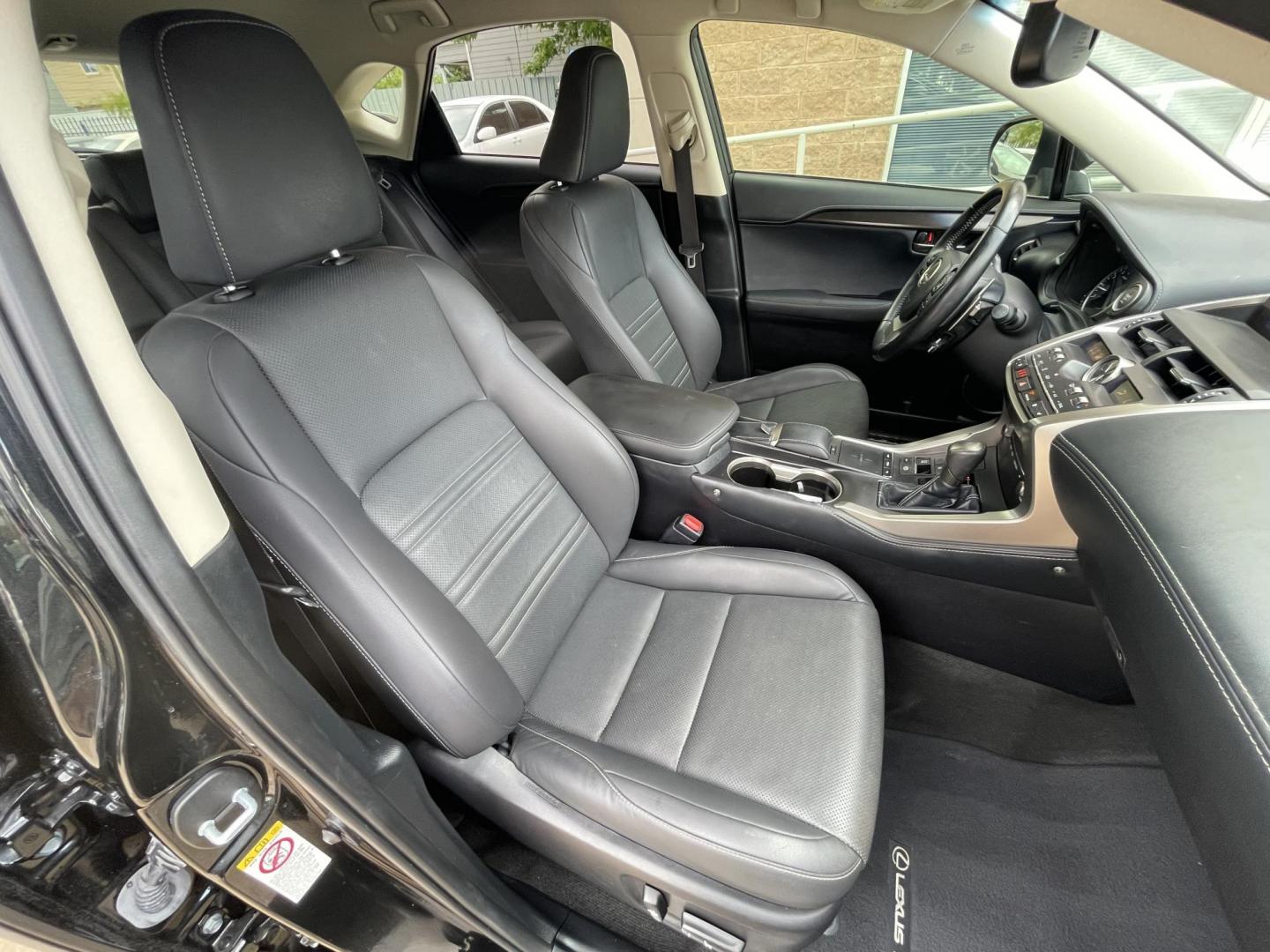 2018 Black /Black Lexus NX 300t FWD (JTJYARBZ9J2) with an 2.0L L4 DOHC 16V engine, 6A transmission, located at 1501 West 15th St., Houston, 77008, (713) 869-2925, 29.797941, -95.411789- Photo#13