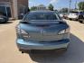 2010 Blue /Black Mazda MAZDA3 (JM1BL1SF6A1) with an 2.0 engine, Manual transmission, located at 1501 West 15th St., Houston, 77008, (713) 869-2925, 29.797941, -95.411789- Photo#4