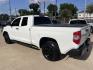 2019 White /Silver Toyota Tundra SR 4.6L V8 Double Cab 2WD (5TFRM5F12KX) with an 4.6L V8 DOHC 32V engine, 6A transmission, located at 1501 West 15th St., Houston, 77008, (713) 869-2925, 29.797941, -95.411789- Photo#3