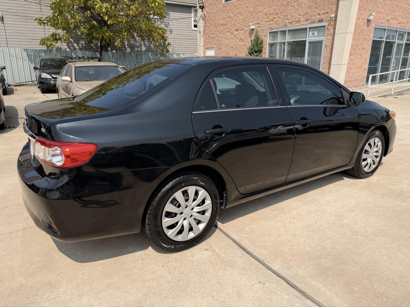 2013 Black /Silver Toyota Corolla S 5-Speed MT (2T1BU4EE2DC) with an 1.8L L4 DOHC 16V engine, 5-Speed Manual transmission, located at 1501 West 15th St., Houston, 77008, (713) 869-2925, 29.797941, -95.411789- Photo#2