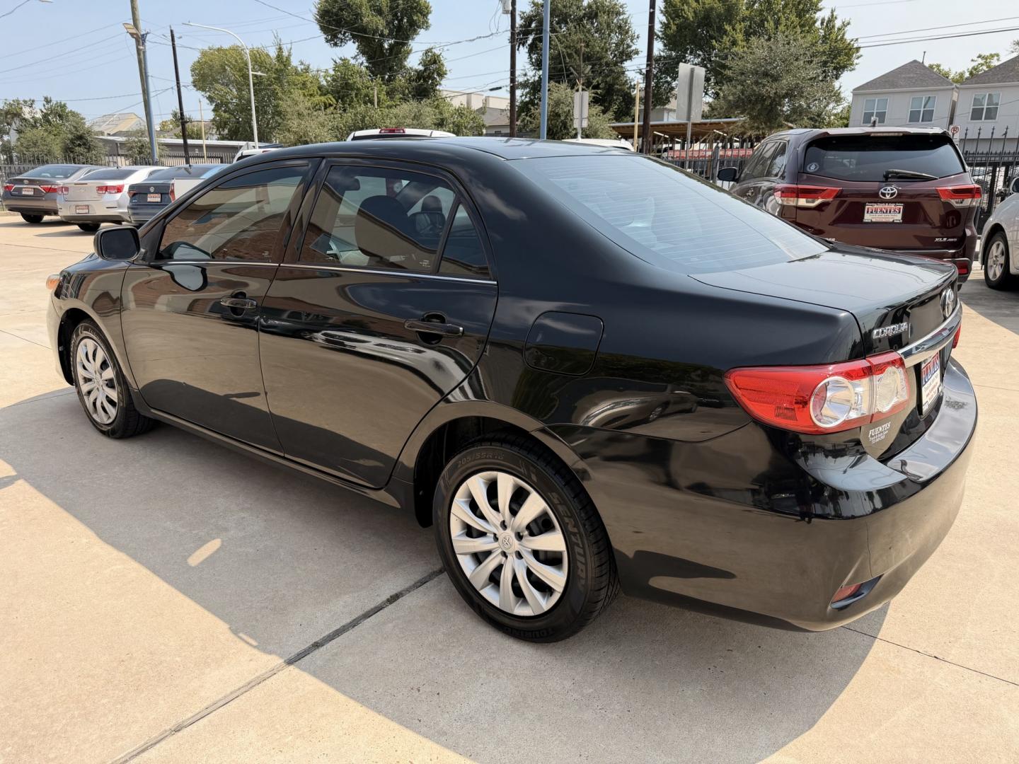 2013 Black /Silver Toyota Corolla S 5-Speed MT (2T1BU4EE2DC) with an 1.8L L4 DOHC 16V engine, 5-Speed Manual transmission, located at 1501 West 15th St., Houston, 77008, (713) 869-2925, 29.797941, -95.411789- Photo#3