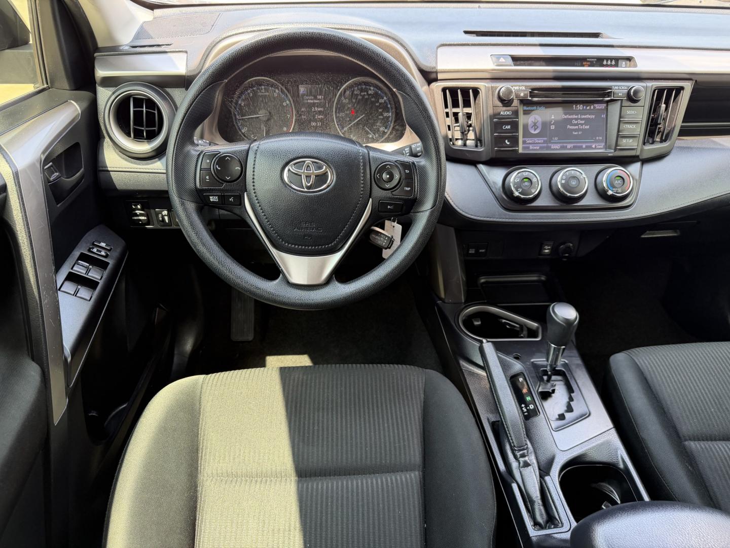 2018 Silver /Black Toyota RAV4 LE FWD (JTMZFREV9JJ) with an 2.5L L4 DOHC 16V engine, 6A transmission, located at 1501 West 15th St., Houston, 77008, (713) 869-2925, 29.797941, -95.411789- Photo#10