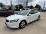 2008 White /Beige Honda Accord EX Sedan AT (1HGCP26798A) with an 2.4L L4 DOHC 16V engine, 5A OD transmission, located at 1501 West 15th St., Houston, 77008, (713) 869-2925, 29.797941, -95.411789- Photo#0