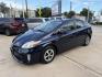 2015 Blue /Silver Toyota Prius Four (JTDKN3DU9F0) with an 1.8L L4 DOHC 16V HYBRID engine, Continuously Variable Transmission transmission, located at 1501 West 15th St., Houston, 77008, (713) 869-2925, 29.797941, -95.411789- Photo#0