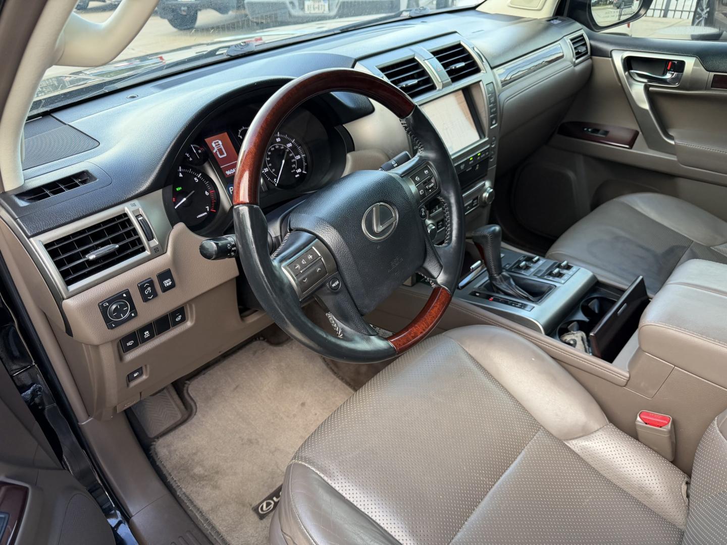 2014 Black /Brown Lexus GX 460 Premium (JTJJM7FX7E5) with an 4.6L V8 DOHC 32V engine, 6A transmission, located at 1501 West 15th St., Houston, 77008, (713) 869-2925, 29.797941, -95.411789- Photo#10