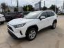 2021 White /Gray Toyota RAV4 XLE AWD (2T3P1RFVXMC) with an 2.5L L4 DOHC 16V engine, 8A transmission, located at 1501 West 15th St., Houston, 77008, (713) 869-2925, 29.797941, -95.411789- Photo#0