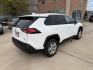 2021 White /Gray Toyota RAV4 XLE AWD (2T3P1RFVXMC) with an 2.5L L4 DOHC 16V engine, 8A transmission, located at 1501 West 15th St., Houston, 77008, (713) 869-2925, 29.797941, -95.411789- Photo#3