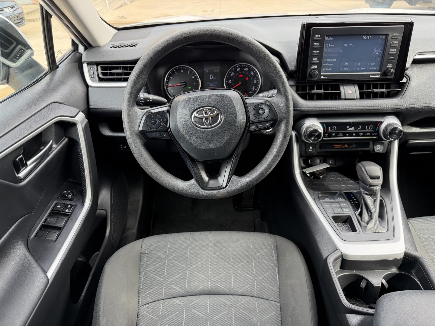 2021 White /Gray Toyota RAV4 XLE AWD (2T3P1RFVXMC) with an 2.5L L4 DOHC 16V engine, 8A transmission, located at 1501 West 15th St., Houston, 77008, (713) 869-2925, 29.797941, -95.411789- Photo#12