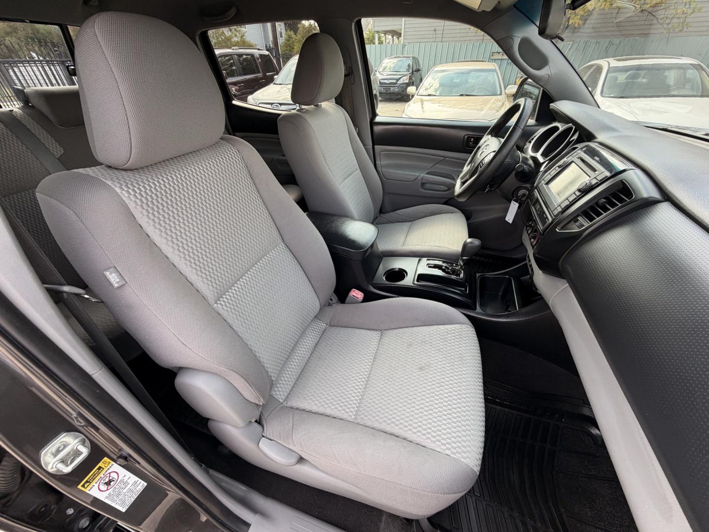 2013 Gray /Silver Toyota Tacoma PreRunner Double Cab Auto 2WD (5TFJX4GN7DX) with an 2.7L L4 DOHC 16V engine, 5-Speed Automatic transmission, located at 1501 West 15th St., Houston, 77008, (713) 869-2925, 29.797941, -95.411789- Photo#8