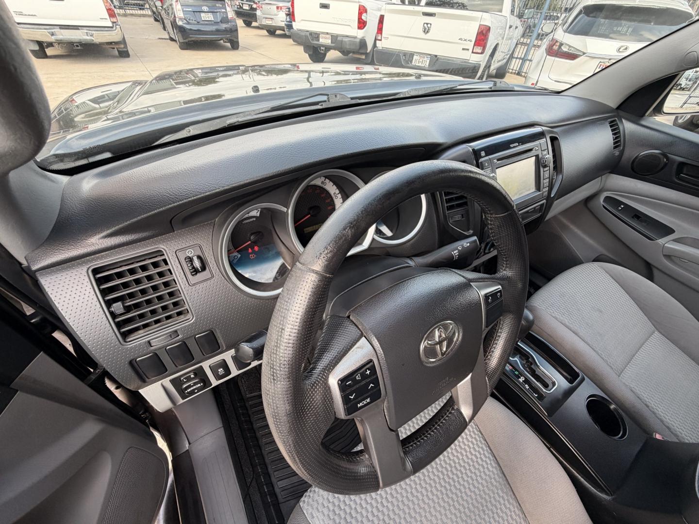 2013 Gray /Silver Toyota Tacoma PreRunner Double Cab Auto 2WD (5TFJX4GN7DX) with an 2.7L L4 DOHC 16V engine, 5-Speed Automatic transmission, located at 1501 West 15th St., Houston, 77008, (713) 869-2925, 29.797941, -95.411789- Photo#12