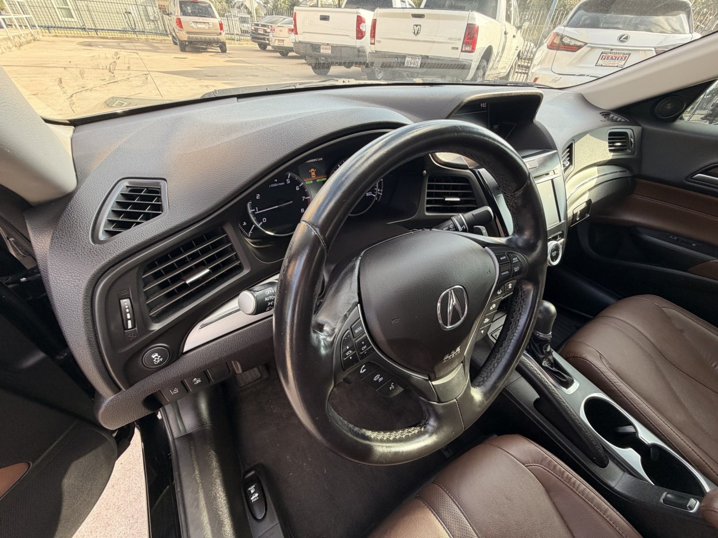 2020 Black /Brown Acura ILX Technology Package (19UDE2F79LA) with an 2.0L L4 16V DOHC engine, 8A transmission, located at 1501 West 15th St., Houston, 77008, (713) 869-2925, 29.797941, -95.411789- Photo#10