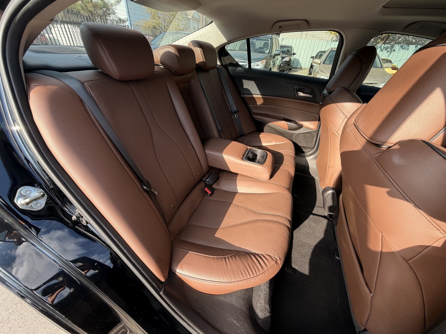 2020 Black /Brown Acura ILX Technology Package (19UDE2F79LA) with an 2.0L L4 16V DOHC engine, 8A transmission, located at 1501 West 15th St., Houston, 77008, (713) 869-2925, 29.797941, -95.411789- Photo#12