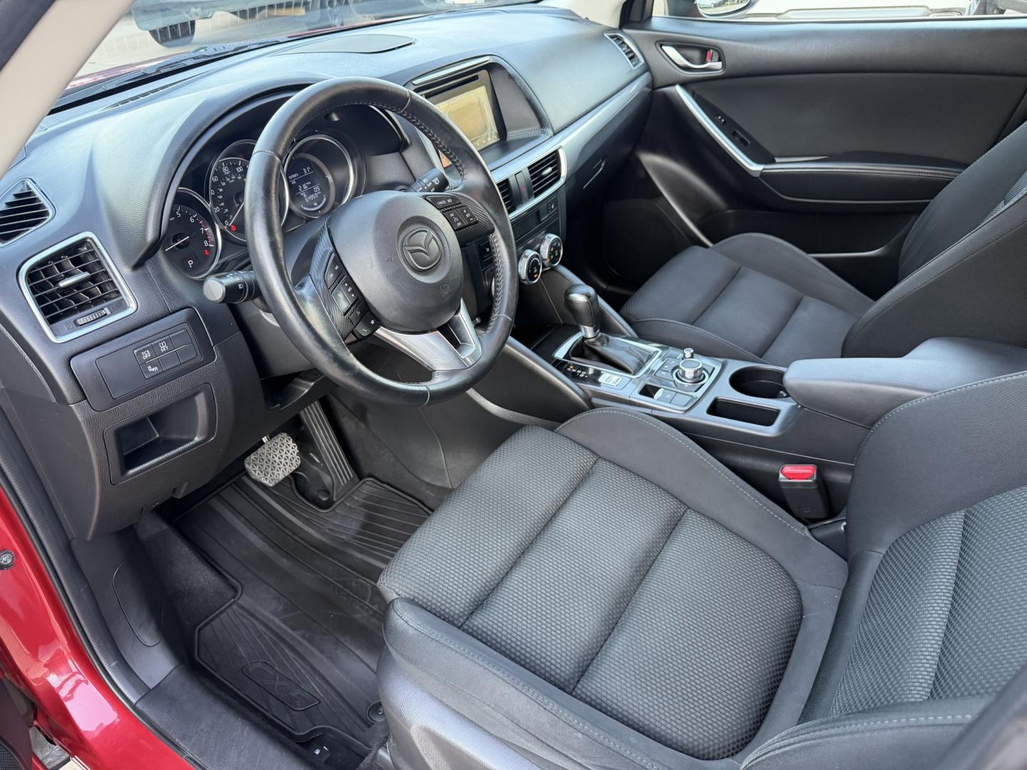 2016 Red /Black Mazda CX-5 Touring (JM3KE2CY5G0) with an 2.5L L4 DOHC 16V engine, 6A transmission, located at 1501 West 15th St., Houston, 77008, (713) 869-2925, 29.797941, -95.411789- Photo#10